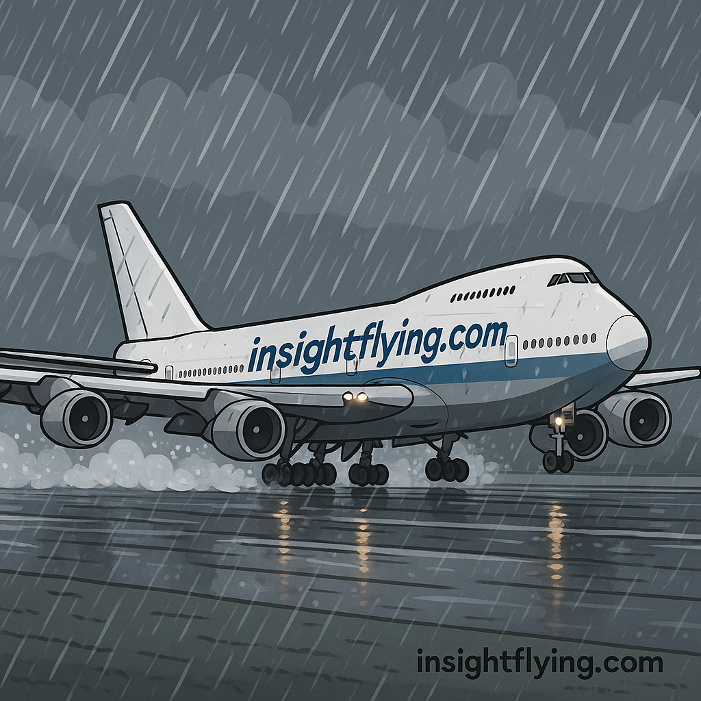 🌧 Wet Runway & Hydroplaning