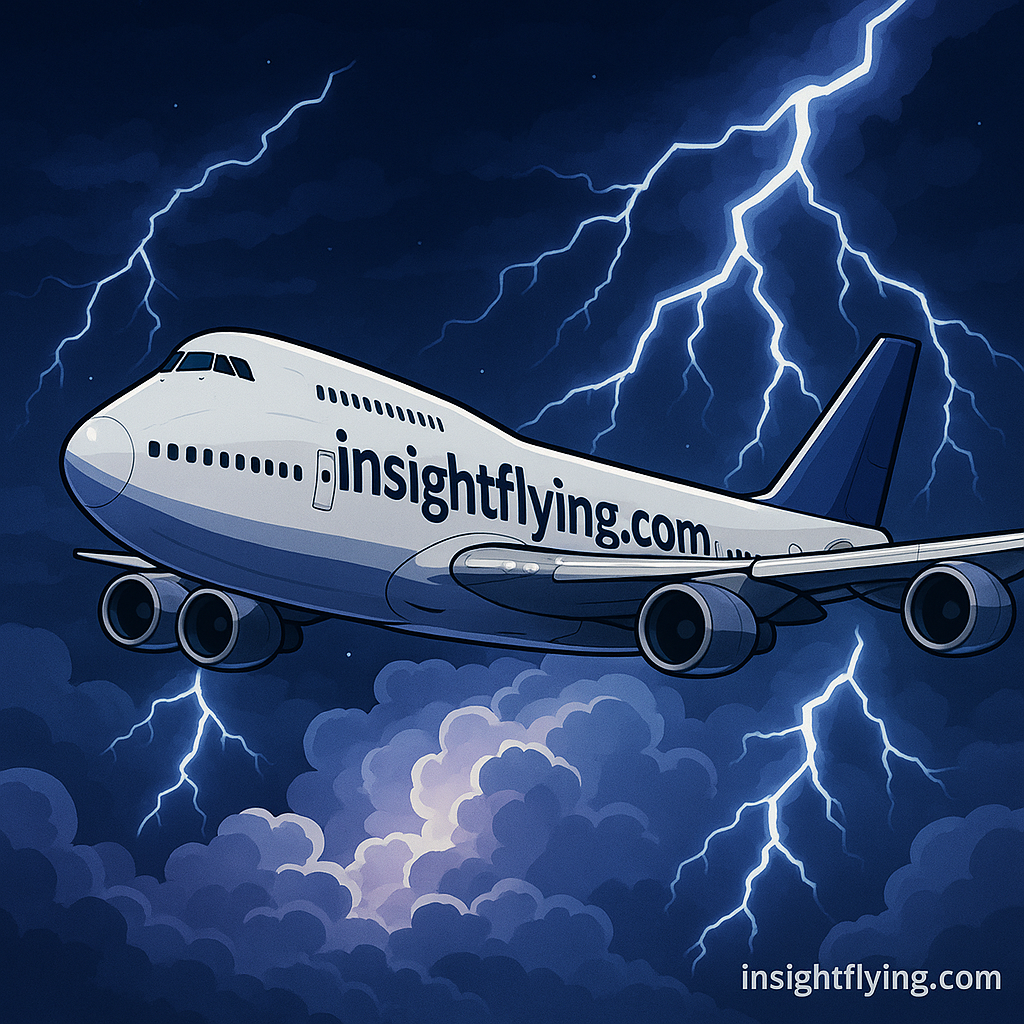 ฟ้าผ่าทำให้เครื่องบินตก