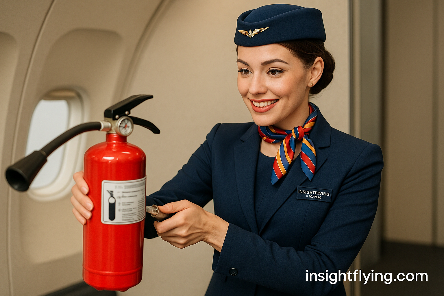 Fire Extinguishers and Smoke Hoods: Combating Fire in the Sky