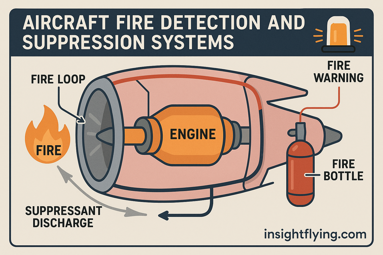 Aircraft Fire Detection and Suppression Systems