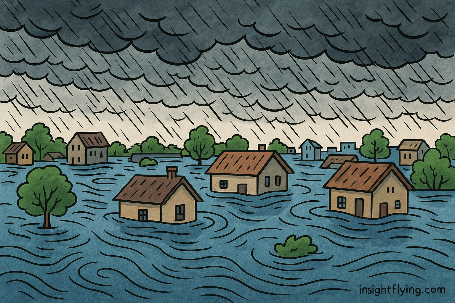 Precipitation / การตกของฝนหรือหิมะ