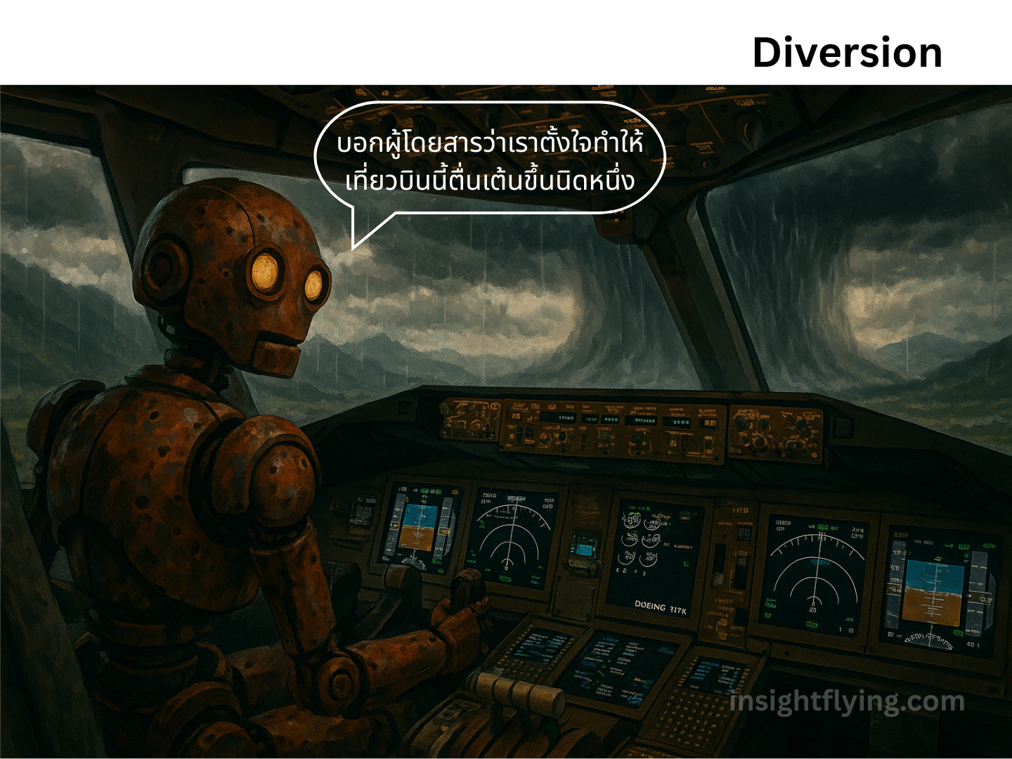 Diversion: การตัดสินใจเปลี่ยนเส้นทางบิน และสิ่งที่เกิดขึ้นเบื้องหลัง