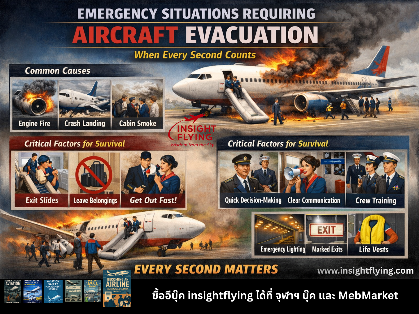 การอพยพออกจากเครื่องบิน Aircraft Emergency Evacuation
